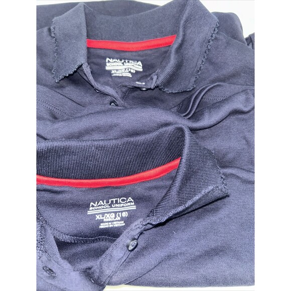 Lot of 2 Girls Uniform Short Sleeve Polo Shirt Size XL 16 regular - Picture 12 of 12